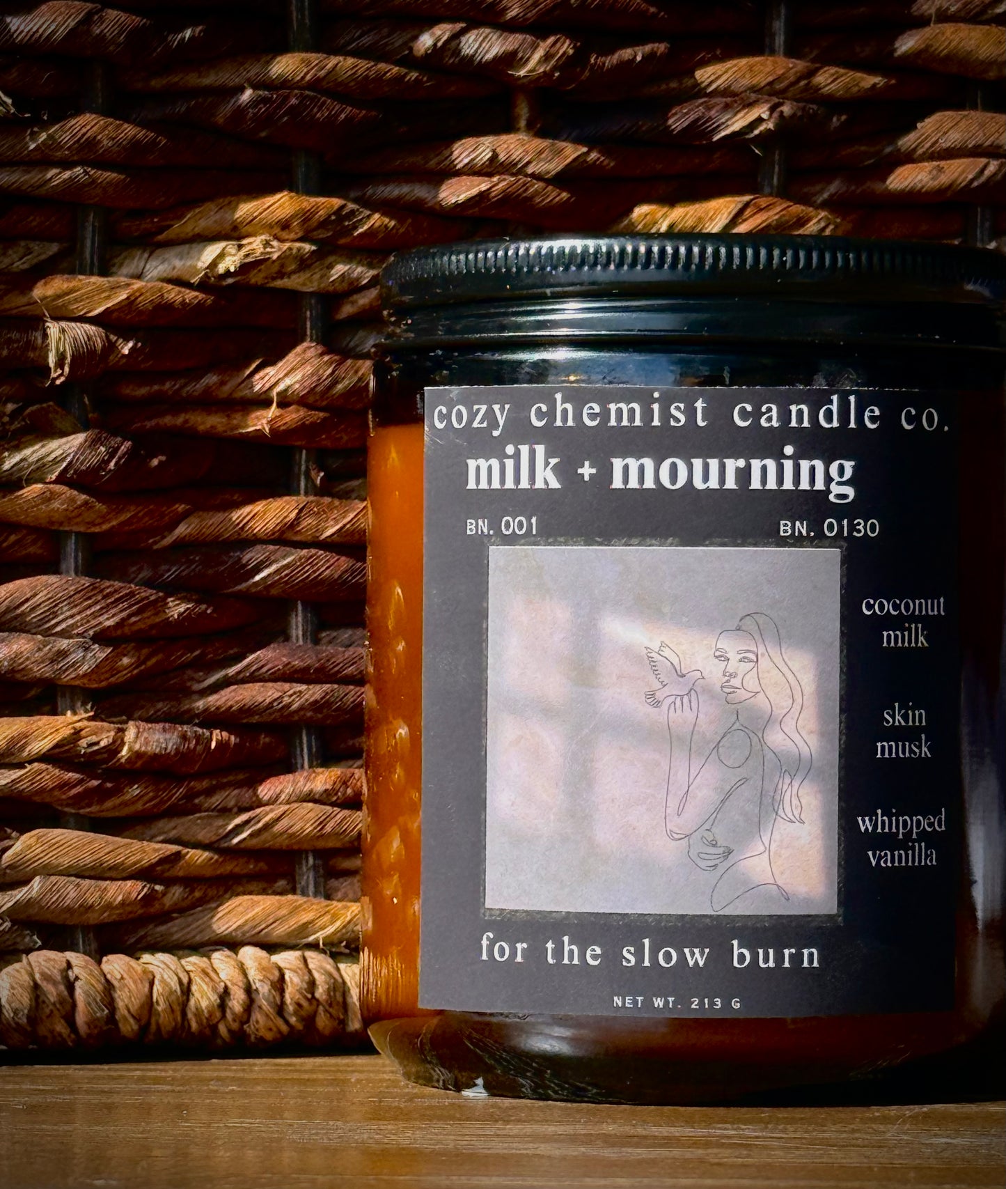 milk + mourning 213g // 7.5oz
